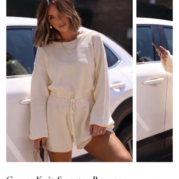 Knit Sweater Romper - Picture 2 of 2